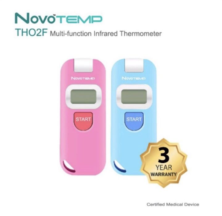 NOVOTEMP TH02F NonContact Thermometer (Blue/ Pink) Lazada