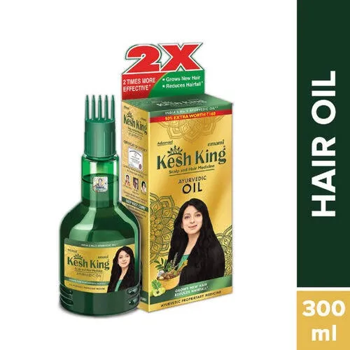 Kesh king hair oil Ayurvedic oil 300ml packing Lazada.co.th