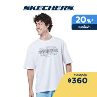 Skechers สเก็ตเชอร์ส เสื้อยืดแขนสั้นผู้ชาย Men Texture Series Short Sleeve Tee - SL22Q3M280-0019