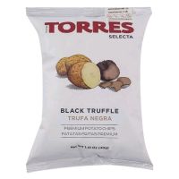 ทอร์เรส มันฝรั่งทอดกรอบรสทรัฟเฟิลดำ เกรดพรีเมียมจากสเปน Torres Selecta Black Truffle Premium Potato Chips 40g