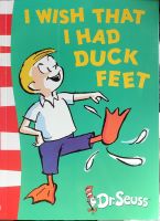 New Dr. Seuss I Wish That I Had Duck Feet Green Back Book Paperback 9780007173136