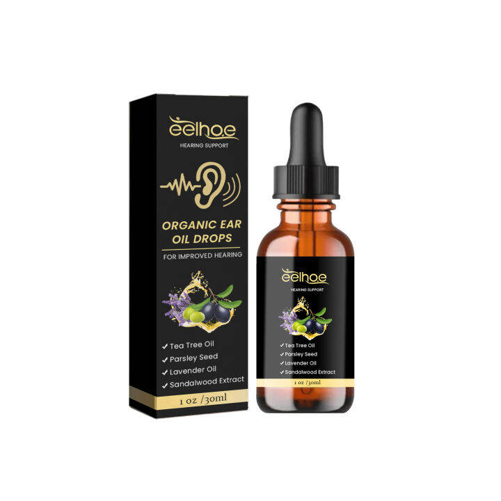 Eelhoe Organic Ear Oil Drops Relieve Deafness Earache Ear Swelling Pain