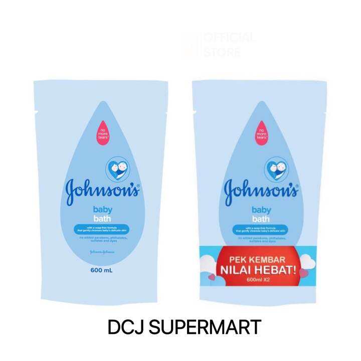 Johnson’s Baby Bath 600ML/2x600ML Lazada