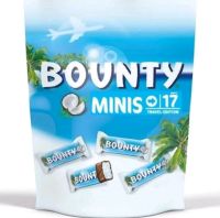 Bounty Minis Chocolate ช็อคโแกลตสอดไส้เนื้อมะพร้าว แบบชุ่มฉ่ำ ห่อใหญ่ขนาดสุดคุ้ม500กรัม ขนมนำเข้า