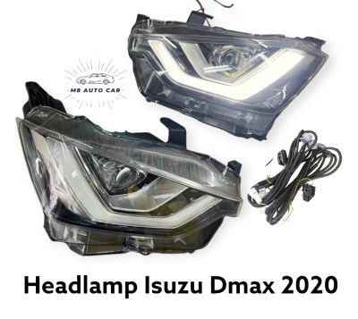 ไฟหน้า Isuzu Dmax 2020 2021 2022 2023 โปรเจคเตอร์ รุ่น top Headlamp Isuzu D-max All new