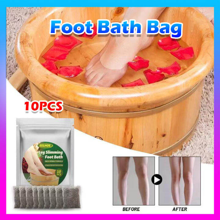 10pcs Box Lymphatic Drainage Ginger Foot Soak Leg Slimming Foot Bath