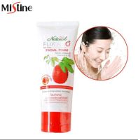 Mistine Natural FukKao Facial Foam 80g. มิสทีน  เนเชอรัล ฟักข้าว เฟเชียล โฟม โฟมล้างหน้า โฟ