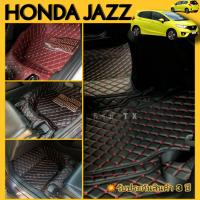 พรมปูพื้นรถยนต์ HONDA JAZZปี1014-2023พรม6D3ชิ้นเต็มห้องโดยสาร พรม6D