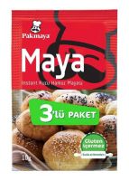 ยีสต์แห้งสำเร็จรูป Instant Dry Yeast แบรนด์ Pakmaya สำหรับทำขนมปัง ขนาด 10 กรัม จำนวน 3 ซอง