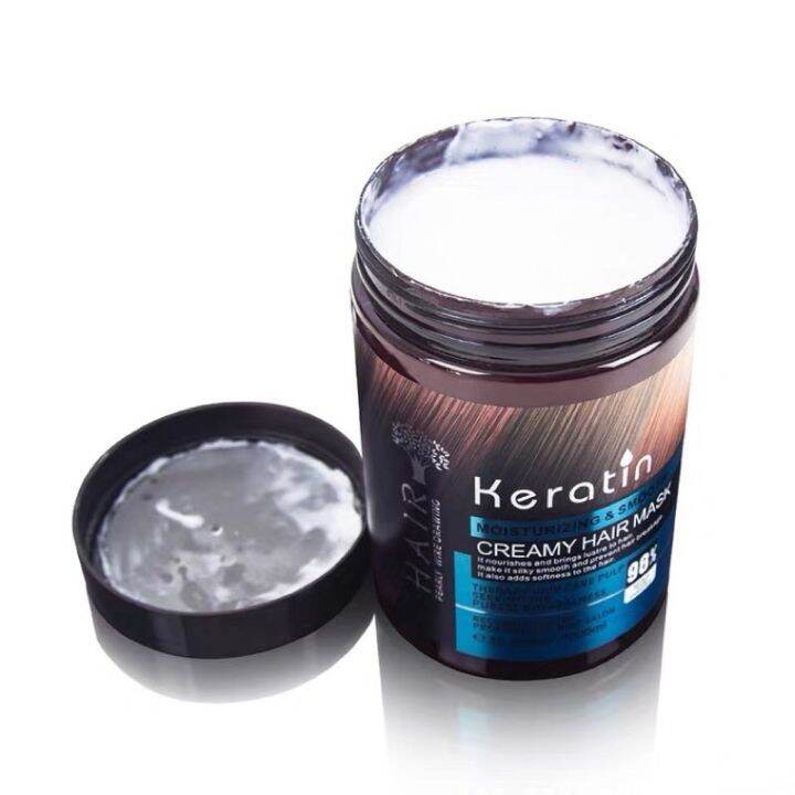 keratin-creamy-hair-mask-98-repair-hair-damaged-เคราติน-ครีมมี่-แฮร์-มาส์ก-ผมเสียจากการทำเคมี-1000ml