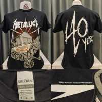 เสื้อวง METALLlCA ลิขสิทธิ์แท้ 100% ป้ายGILDAN UK