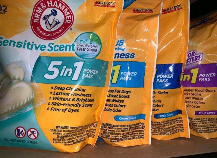 Arm and Hammer Laundry Detergent Power Paks/Pods, 42pks Lazada PH