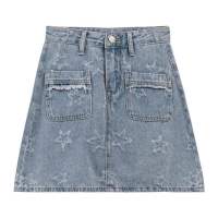 TWOHANDHII STAR JEANS SKIRT