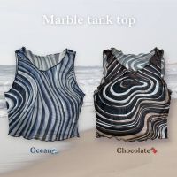 Mable tank top เสื้อกล้ามtop แมทช์คู่ชุดว่ายน้ำสุดเก๋