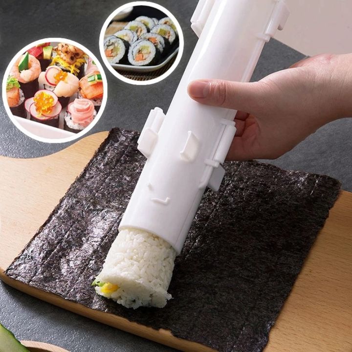 Portable Sushi Roll Maker Making Kit Mold Sushezi Rice Roller Mould Kitch