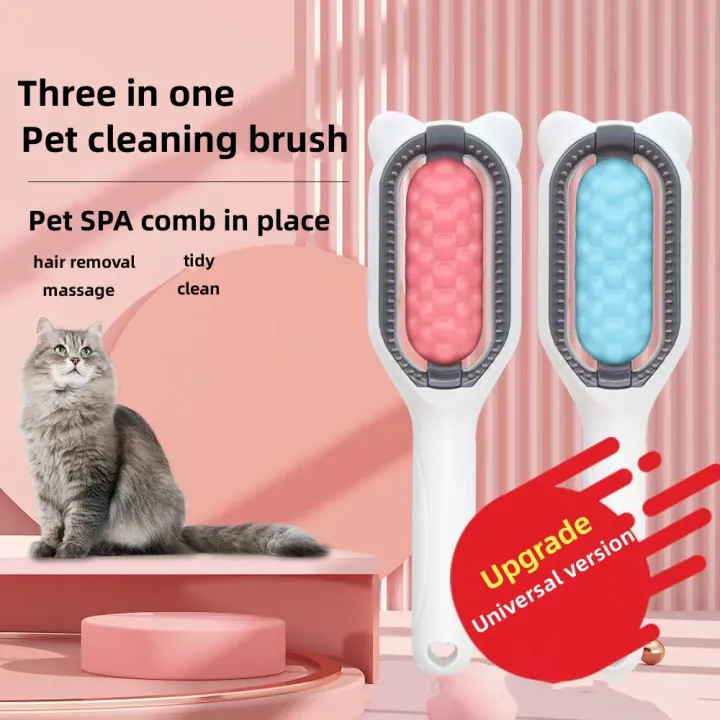 Threeinone powerful cleaning and hair removal comb pet wipes