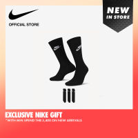 Nike Unisex Sportswear Everyday Essential Crew Socks (3 Pairs) Socks -  Black