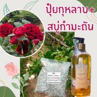 ปุ๋ยกุหลาบ ปุ๋ยเม็ดสูตรผสม 500g.+สบู่กำมะถัน 500ml. เห็นผลไวX2 บำรุงต้นไม้ พร้อม กำจัดเพลี้ยไฟ รา เพิ่มสีสัน ดอกดกใหญ่