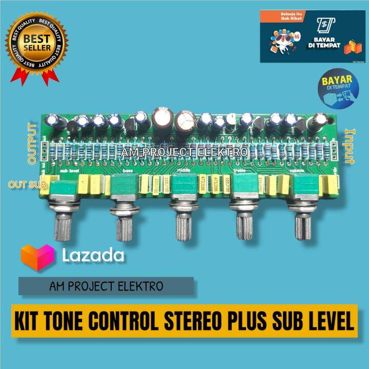 KIT TONE CONTROL MONO / STEREO PLUS SUB LEVEL | Lazada Indonesia