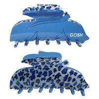 GOSH Hair Claw “BLUE LEOPARD” - Animals Collection