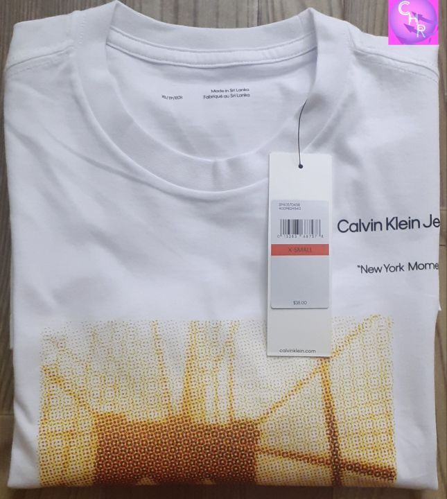Áo thun nam xách tay Mỹ Calvin Klein size XS/ S 