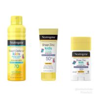 Neutrogena Kids sunscreen ครีมกันแดดเด็ก SPF70 แบบสเปรย์และแบบแท่ง
