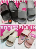 รองเท้า สวม Monobo,moniga,AD-01 เบา,นุ่ม,เกาะพื้น,สูง1"