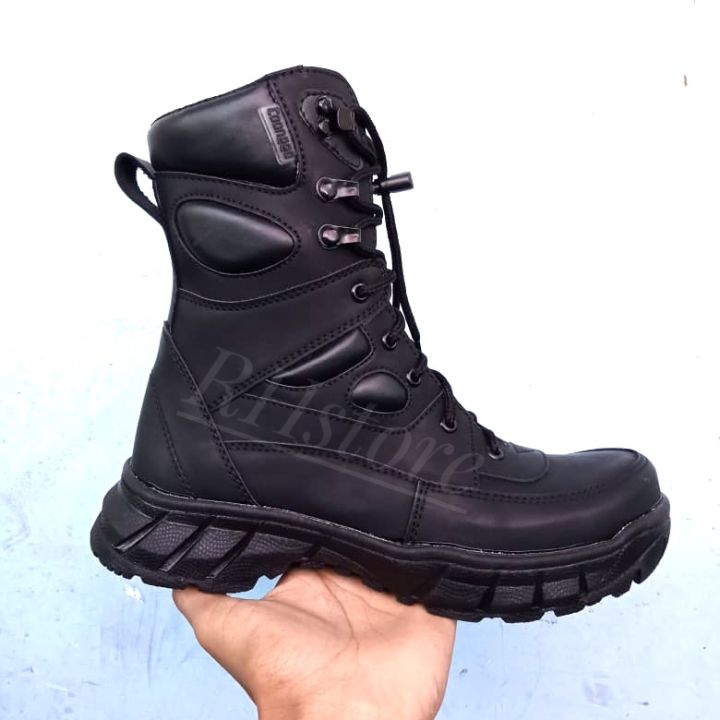 Caanggo Sepatu Pdl Tactical Boots Pria Tni Polri Satpam Linmas Satpol Pp Terbaru Safety Lazada