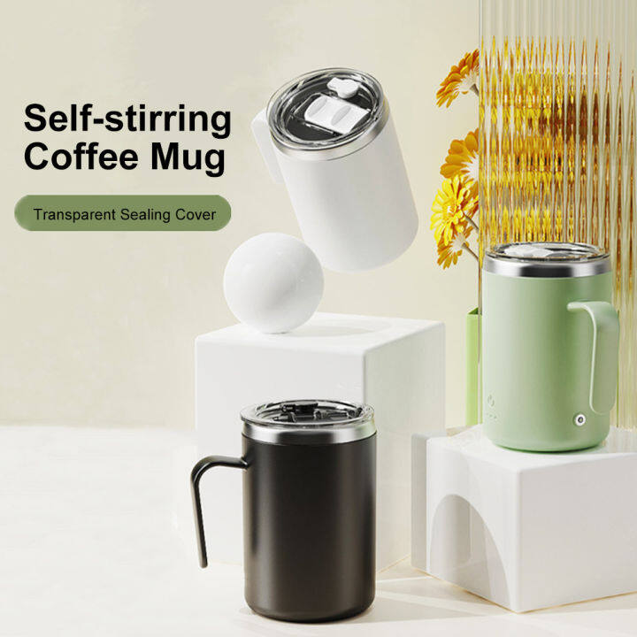 Magnetic Self Stirring Coffee Mug, No Battery, Switch and Spoon