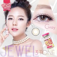 Kitty kawaii Jewel 3 tone gray  (dia 14.5) Big