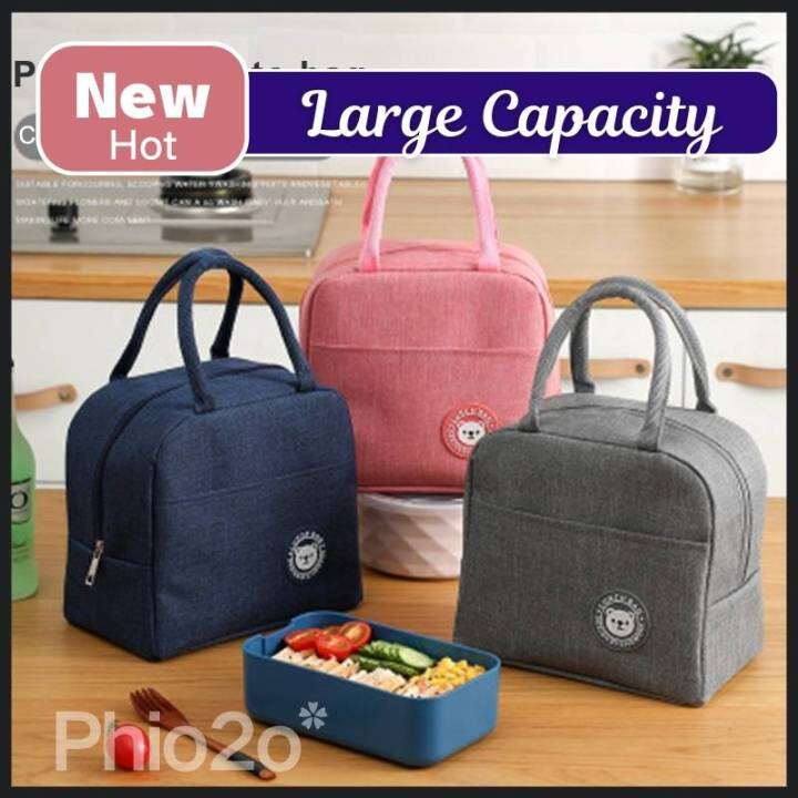 1PCs Fresh Cooler Bags Waterproof Nylon Portable Zipper Thermal Oxford