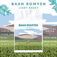 เมล็ดกาแฟคั่วอ่อน บ้านร่มเย็น BAAN ROM YEN (Washed+Natural)