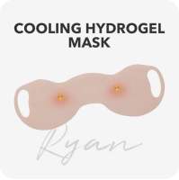 Kakao friends golf Cooling hydrogel mask ryan แผ่นแปะป้องกันรังสี UV แท้จากเกาหลี 3 ซอง