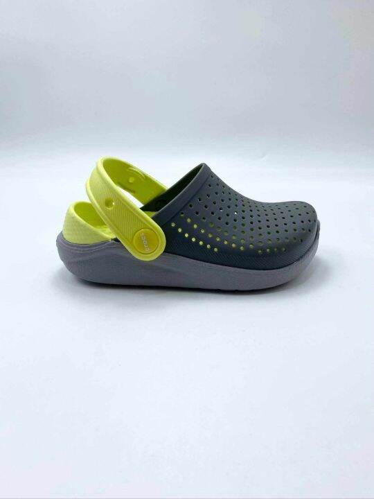 รองเท้าของเด็กลำลองแฟชั่นสไตล์-crocs-literide-clog-สุดฮิตน้ำหนักเบาใส่