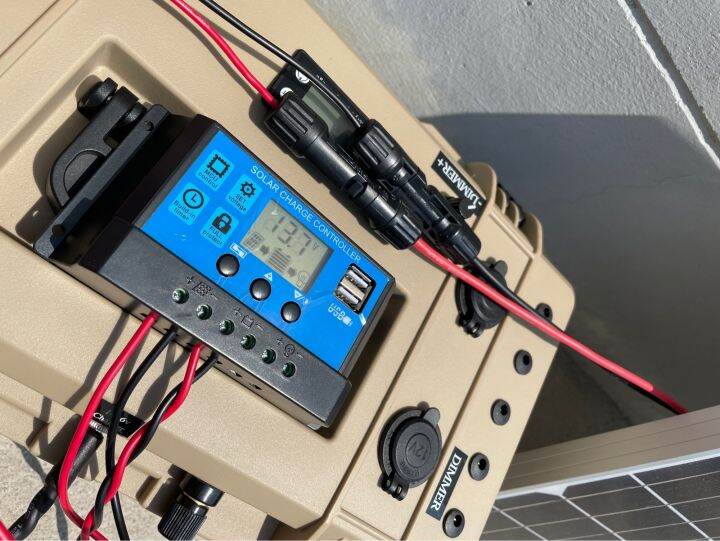 โซลาร์คอนโทรลชาร์จ PWM 30A สำหรับ Power Box ( Solar control charger for