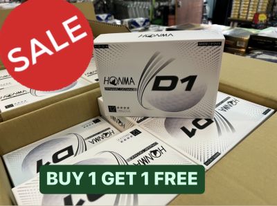 (1 Free 1)ลูกกอล์ฟ HONMA D1 (ซื้อ 1 โหล แถม 1 โหล ) HONMA D1 Golf Balls (1 Free1)