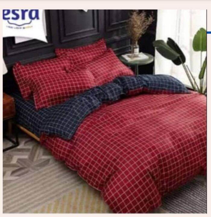 Promo Sprei Aesthetic Sprei Kotak Kotak Sprei Murah Sprei X