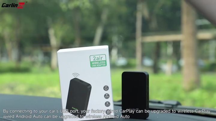 CarlinKit 5.0 2air CarPlay Android Auto Wireless Adapter Portable