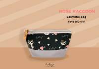 Rataya กระเป๋าใส่เครื่องสำอางและของจุกจิก Rose Racoon Accessories Bag