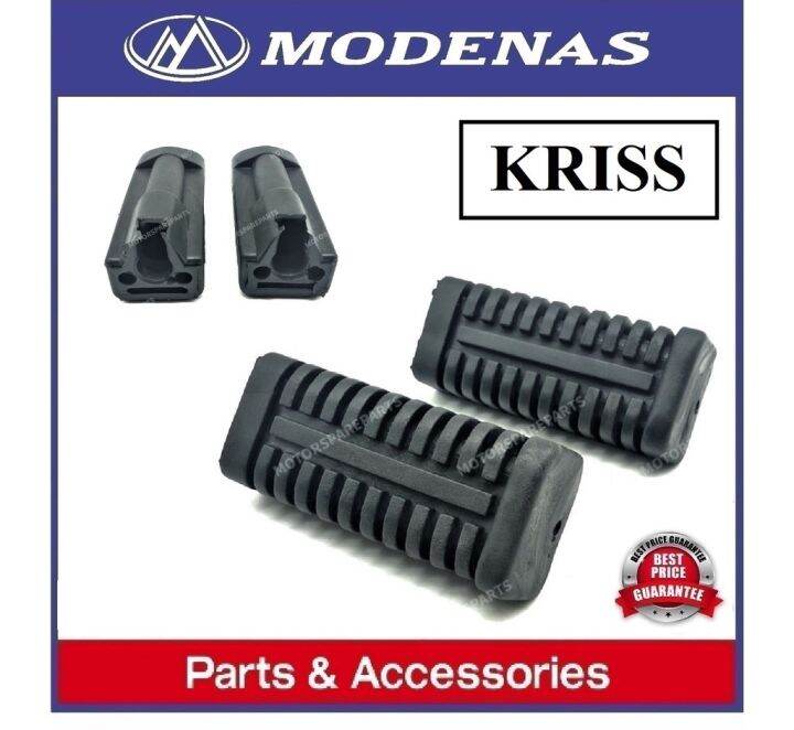 MODENAS KRISS FRONT FOOTREST RUBBER // GETAH PIJAK LETAK KAKI DEPAN