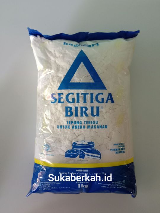 Tepung Terigu Segitiga Biru 1kg Lazada Indonesia 