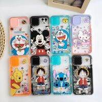 Case Oppo เคสหลังประกบเลื่อนกล้องลายการ์ตูน สำหรับรุ่น Oppo A15,A16,A5S,A53,A54,A31,A93,A95,A95,A9(2020),Reno5,Reno6,Reno6z