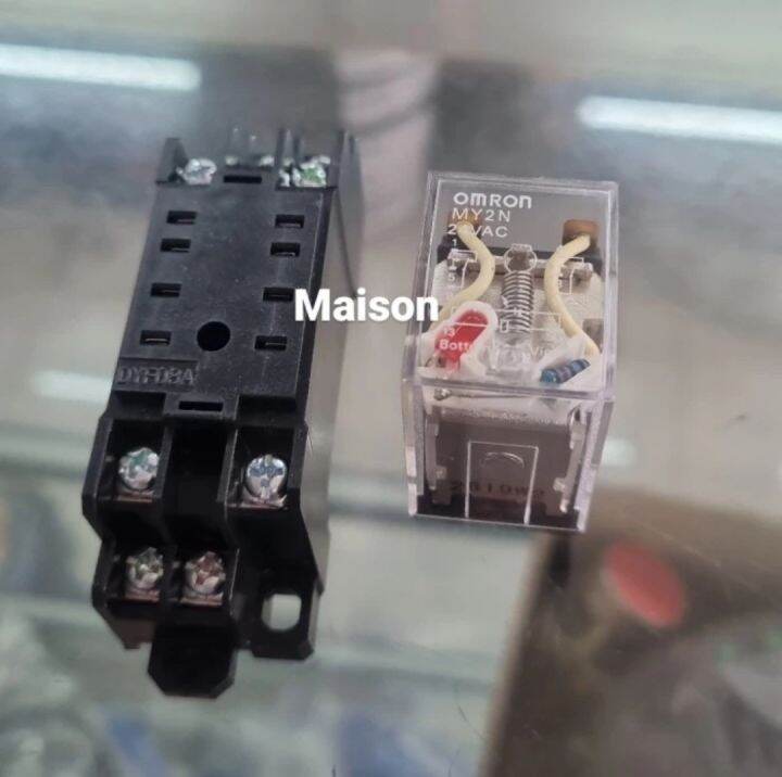 Relay OMRON MY2N 24VAC Ori Jepang + socket Lazada Indonesia