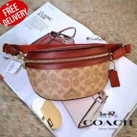 กระเป๋าคาดอก/ เอว Coach Belt Bag In Signature Canvas 39937 ออก Shop USA รับประกันของแท้ 100%