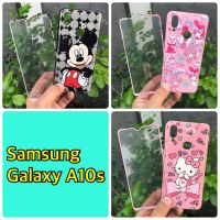 เคสและฟิล์ม Samsung Galaxy A10s  เคสฟิล์มลายการ์ตูน เคสหมีพห์ เคสมินเนี่ยน เคสโดเรม่อน เคสสติช เคสคิตตี้ เคสแมนยู เคสAdidas เคสมิกกี้เม้าส์ เคสวันพีช