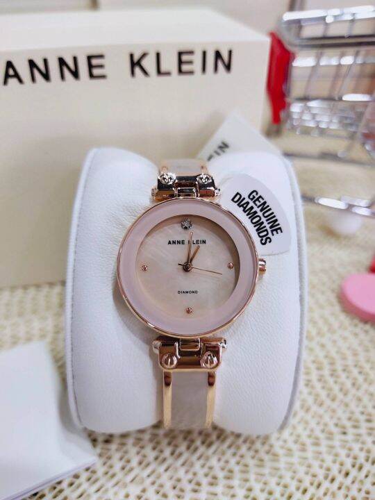 ประกันศูนย์ไทยนาฬิกาข้อมือผู้หญิง-anne-klein-ak-1980bmrg-ladies-quartz-watch-ขนาด-28-mm