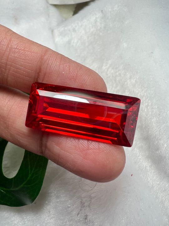 เพชร-cz-รัสเซีย-cz-orange-diamond-size-15x23mm-45-carats-เพชรรัสเซีย-พลอย-1-เม็ด-ตัดสำเร็จ-เนื้อแข็ง-cubic-zirconia