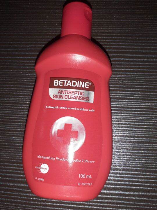 Betadine antiseptic skin cleanser 100 ml Lazada Indonesia