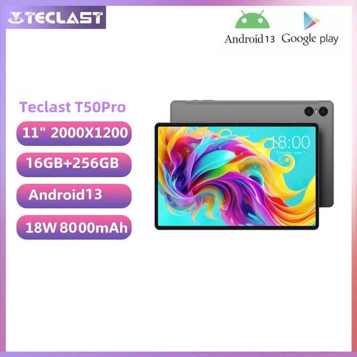 Teclast T50 PRO Tablet PC11inch 8Core 16GB RAM 256GB ROM Dual 4G