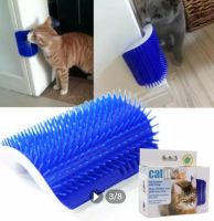 Catit Self Groomer แปรงนวดขน หวีแปรงให้แมวถูไถเล่น แปรงนวดตัวของแมว  แบบติดผนัง หรือมุมห้อง